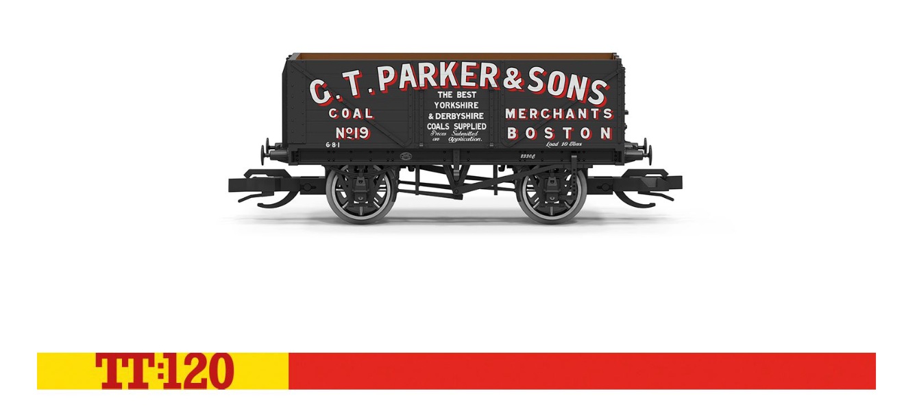 Hornby TT6040 - TT - Offene Güterwagen 'G.T. Parker & Sons', Ep. II